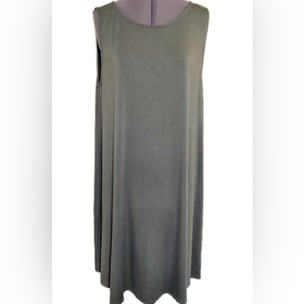 Comfy USA Modal Tank Dress Size XL Green